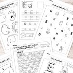 Letter E Worksheets   Alphabet Series   Easy Peasy Learners | Letter E Printable Worksheets