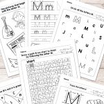 Letter M Worksheets   Alphabet Series   Easy Peasy Learners | Letter M Printable Worksheets