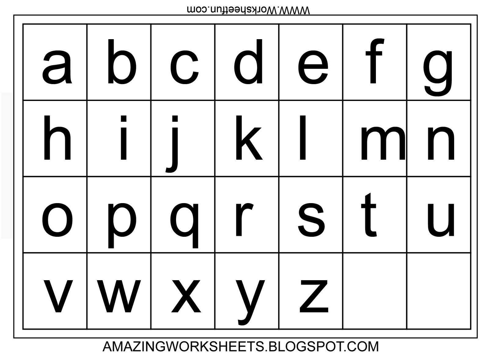 Luxury Free Printable Lower Case Letters | Fun Worksheet - Free | Lower Case Alphabet Printable Worksheets