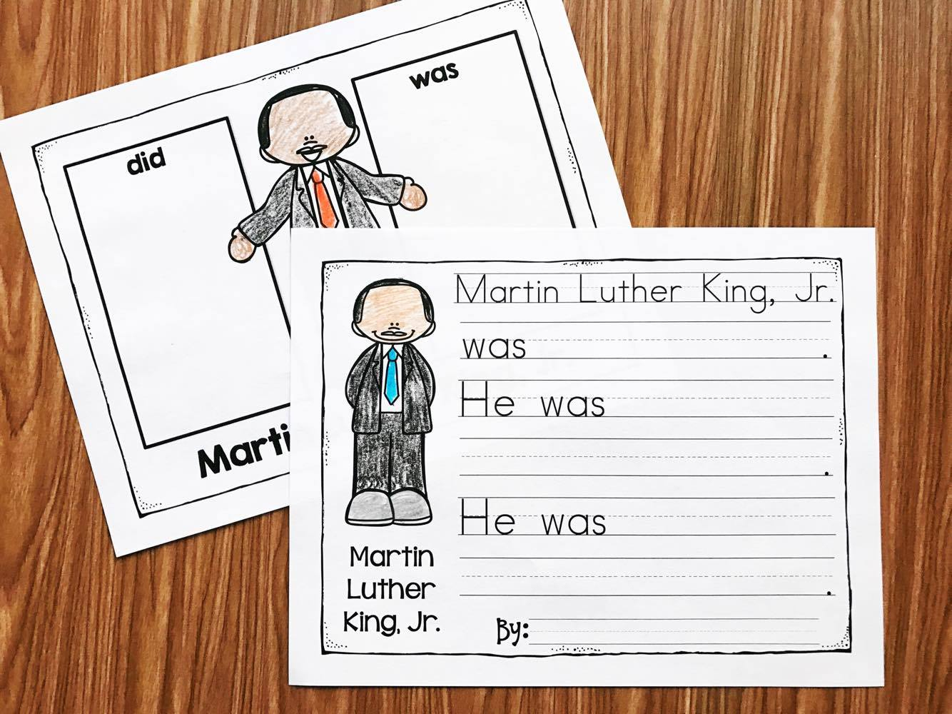 Martin Luther King Kindergarten Printables - Simply Kinder | Free Printable Martin Luther King Worksheets For Kindergarten
