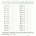 Math Subtraction Worksheets 1St Grade | Worksheets Printable For Grade 1
