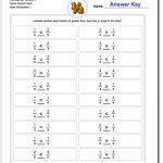 Math Worksheet: Fraction Practice Sheets Free Addition Worksheets | Free Printable 4Th Grade Math Worksheets With Answer Key
