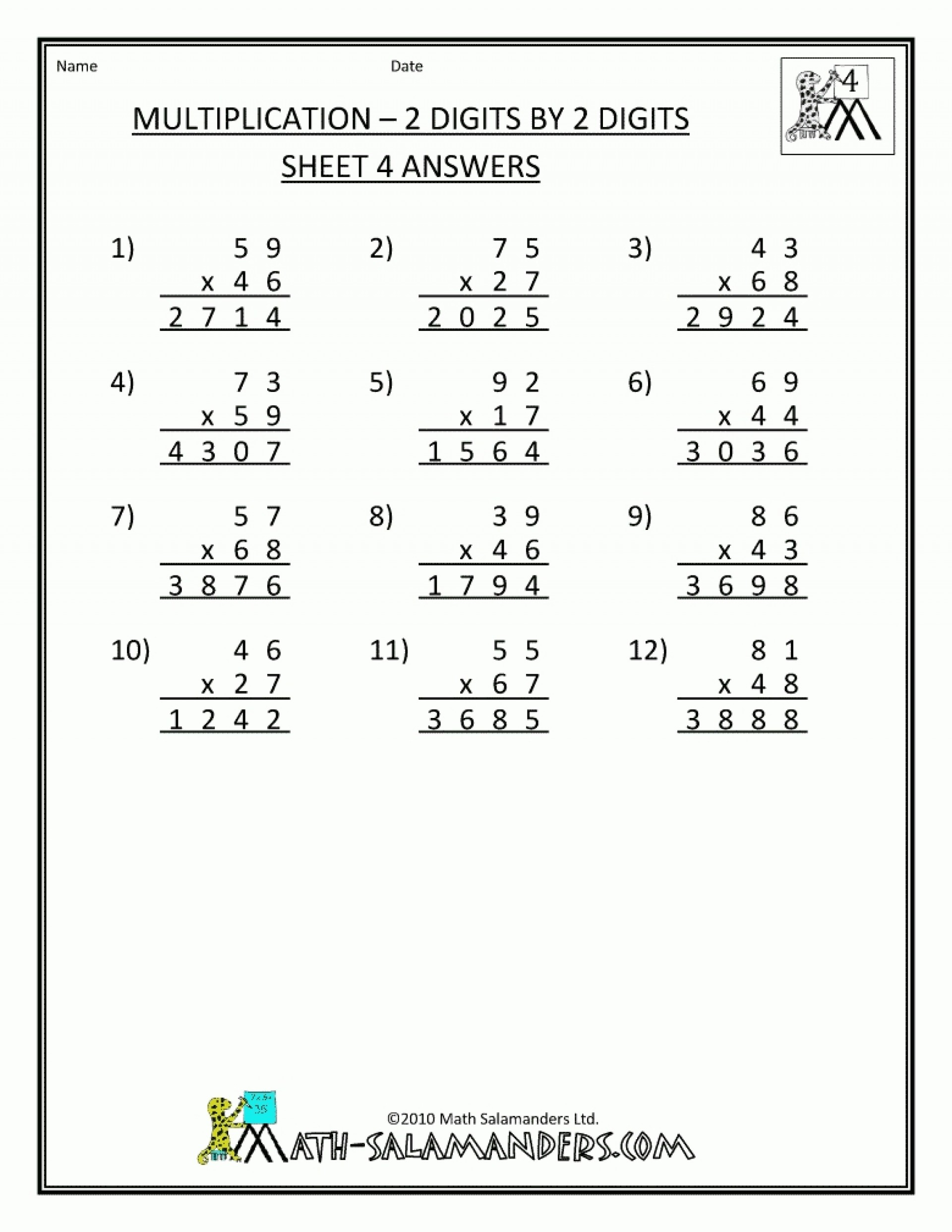 Printable Math Worksheets 7Th 8Th Grade Eighth Grade Equations