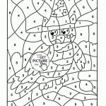 Math Worksheets Colornumber 4Th Grade Coloring Pages Fresh   Free | Free Printable Color By Number Addition Worksheets