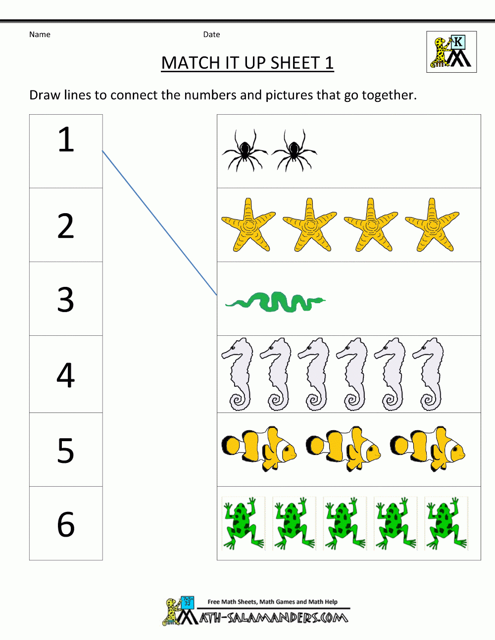 Math Worksheets Kindergarten | Free Printable Math Worksheets For Kindergarten