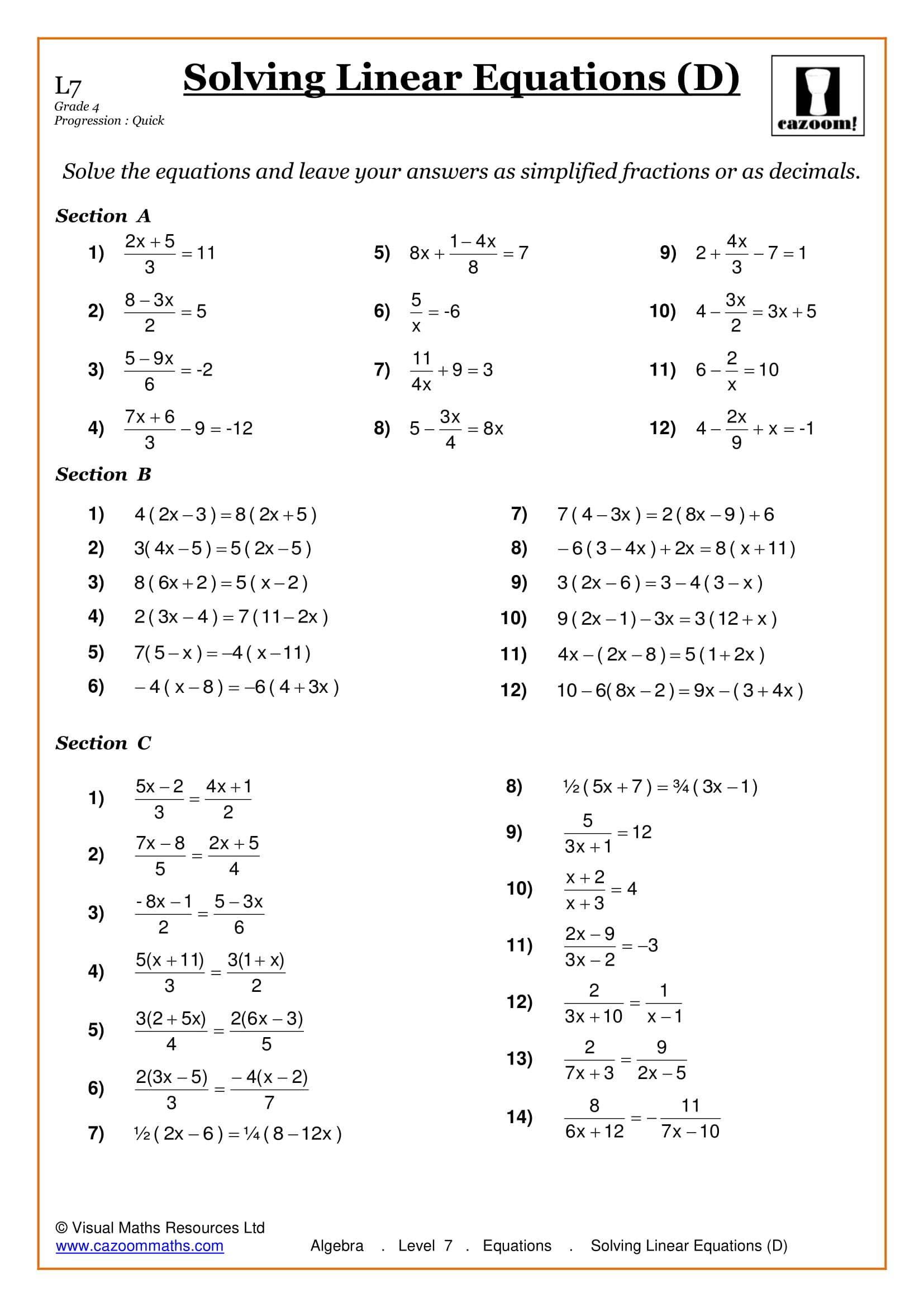 Maths Worksheets | Ks3 &amp;amp; Ks4 Printable Pdf Worksheets | Year 10 English Worksheets Printable
