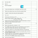 Mental Maths Tests Year 6 Worksheets | Year 6 Maths Worksheets Free Printable