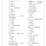 Multiple Choice Test. For Beginners Worksheet   Free Esl Printable | Test Worksheets Printable