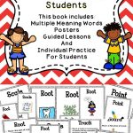 Multiple Meaning Words | 2Nd Grade // Ela | Multiple Meaning Words | Free Printable Multiple Meaning Words Worksheets