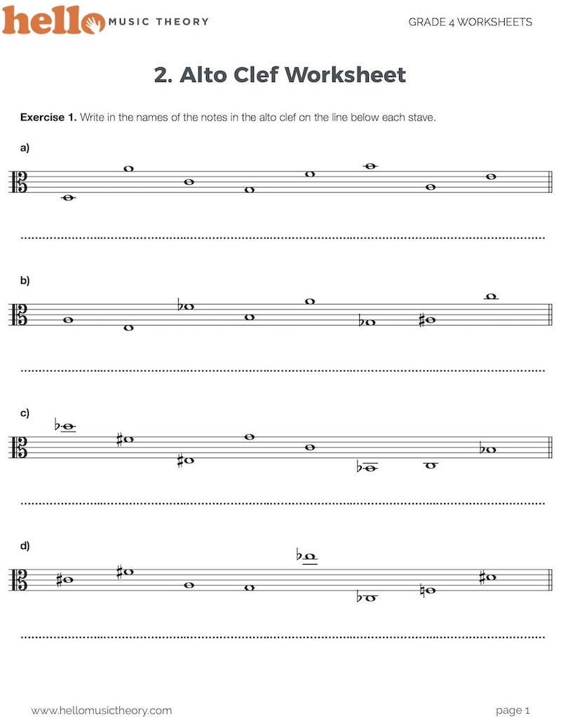 Music Theory Worksheets With 1500+ Pdf Exercises | Hello Music Theory | Free Printable Music Theory Worksheets