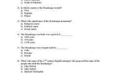 Mysterious Stonehenge History Worksheet | Geography Worksheets | Geography Worksheets Ks3 Printable