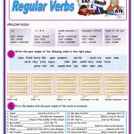 Past Simple Of Regular Verbs Worksheet   Free Esl Printable | Past Simple Printable Worksheets