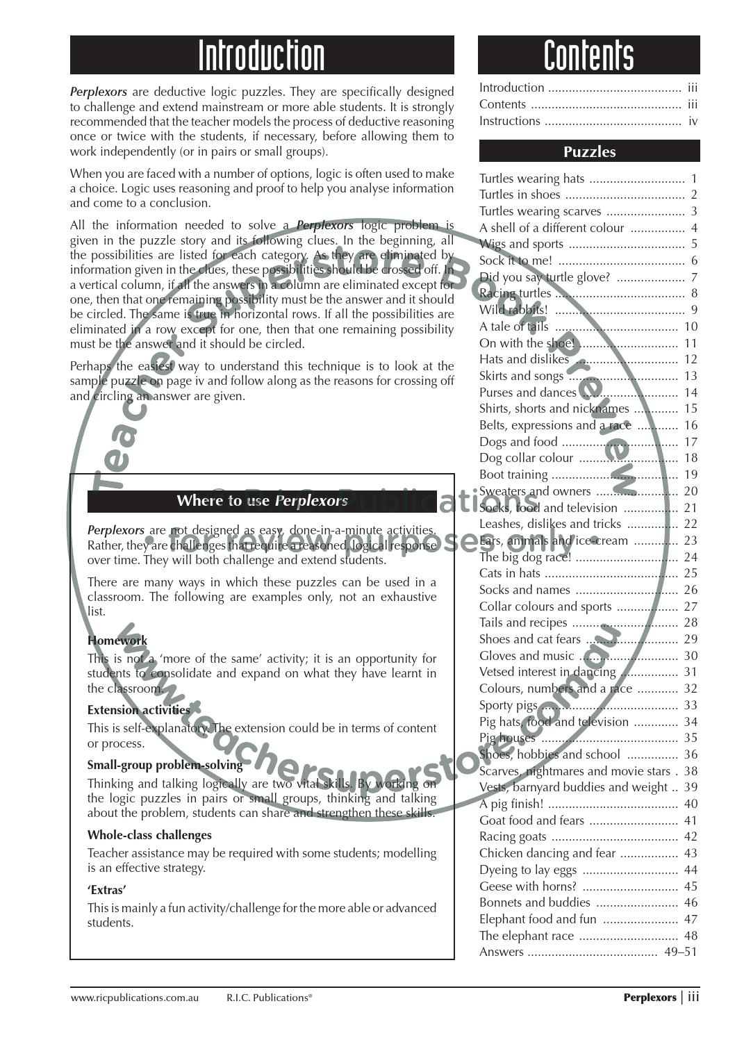 Perplexors: Ages 8-9Teacher Superstore - Issuu | Printable Perplexors Worksheets