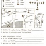 Pincaissey Adams On Directions | Map Worksheets, Social Studies | Grade 3 Social Studies Worksheets Printable