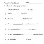 Preposition Worksheets | Two Ways To Print This Free Prepositions | Free Printable Worksheets For Prepositions