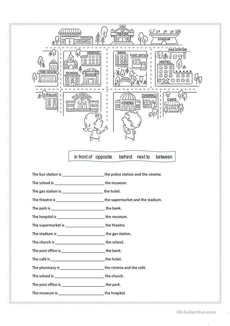 Prepositions Of Place Worksheet - Free Esl Printable Worksheets Made | Printable Preposition Worksheets