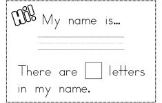 Trace Your Name Worksheets Printables