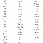 Primer Dolch Sight Words Free Printables | Helping Courtni | Free Printable Dolch Sight Words Worksheets