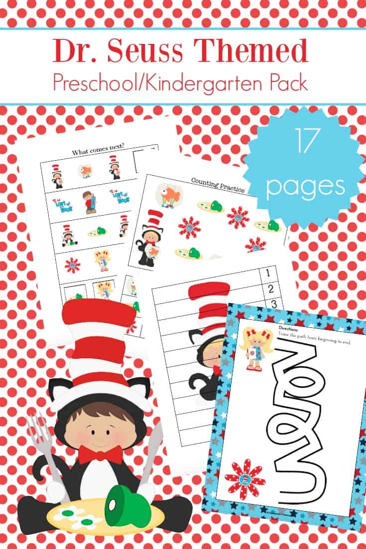 Printable Dr Seuss Activities For Kindergarten And Preschool | Free Printable Dr Seuss Math Worksheets