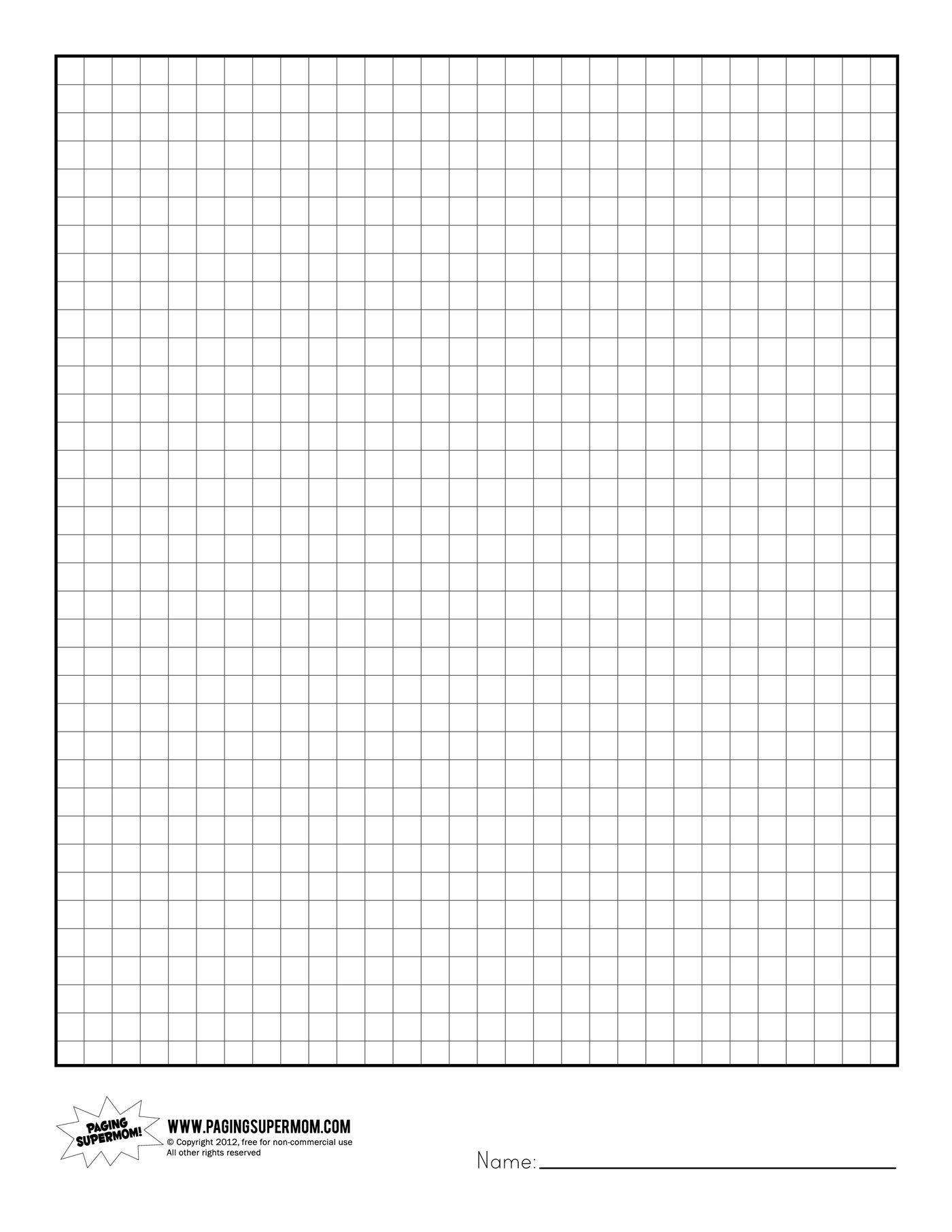 Printable Graph Paper | Healthy Eating | Printable Graph Paper, Grid | Free Printable Graph Art Worksheets