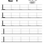 Printable Letter L Tracing Worksheets For Preschool.free Writing | Free Printable Letter L Tracing Worksheets