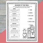 Printable Mothers Of The Bible Worksheet   Path Through The Narrow Gate | Printable Worksheets Miracles Jesus
