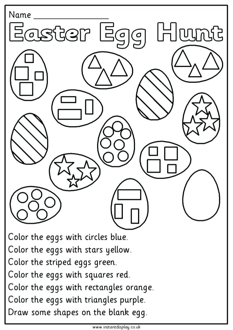 Printable Preschool Easter Worksheets – Hd Easter Images | Free Printable Easter Worksheets For Preschoolers