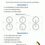 Printable Time Worksheets   Time Riddles (Easier) | Printable Timed Math Worksheets
