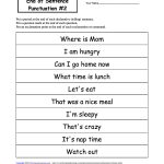 Punctuation Marks: Enchantedlearning | Free Printable Punctuation Worksheets For Middle School