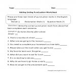 Punctuation Worksheets | Ending Punctuation Worksheets | Free Printable Punctuation Worksheets For Middle School
