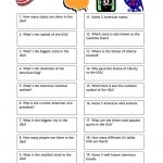 Quiz   Usa Trivia Worksheet   Free Esl Printable Worksheets Made | Usa Worksheets Printables