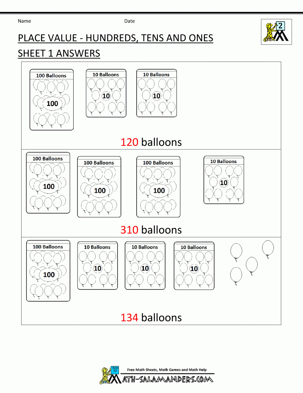 Second Grade Place Value Worksheets | Place Value Worksheets 2Nd Grade Printable