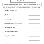 Second Grade Sentences Worksheets, Ccss 2.l.1.f Worksheets. | Free Printable Sentence Correction Worksheets