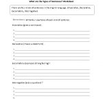 Sentences Worksheets | Types Of Sentences Worksheets | Free Printable Types Of Sentences Worksheets