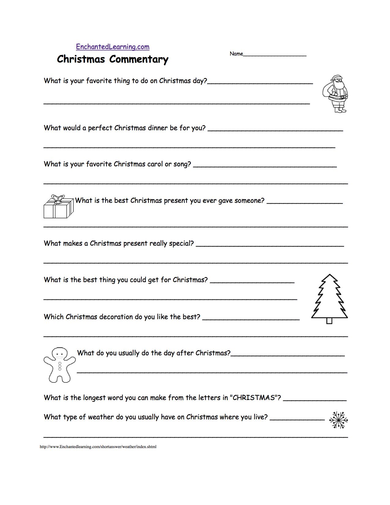 Short Answer Quizzes - Printable - Enchantedlearning | Free Printable Landform Worksheets