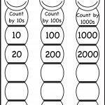 Skip Counting10, 100 And 1000 / Free Printable Worksheets | Skip Counting By 3 Printable Worksheets