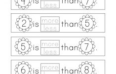Free Printable Math Worksheets For Kindergarten