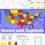 States And Capitals Printable Flash Cards And Worksheets   Only | Us States And Capitals Printable Worksheets