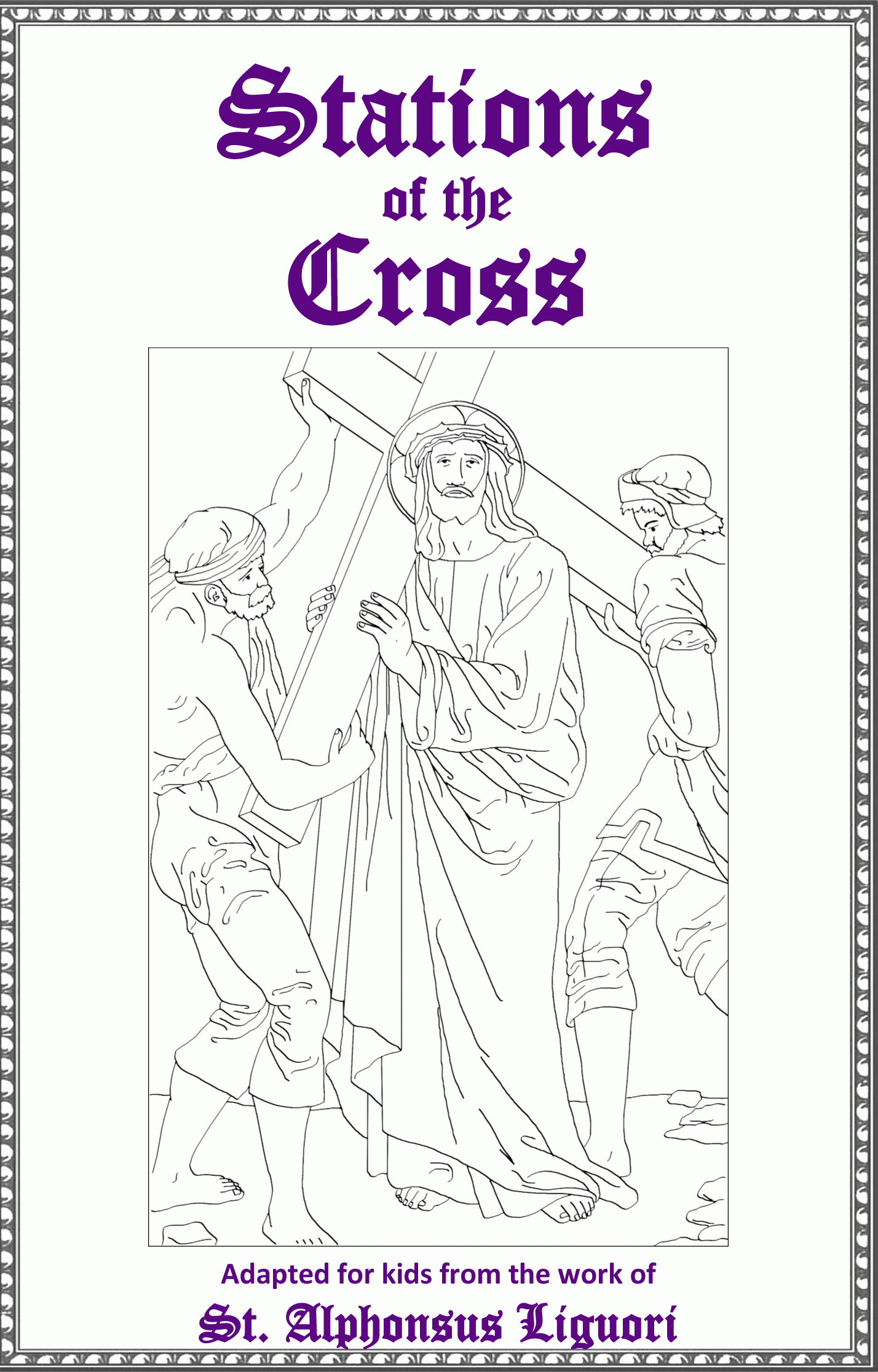 Stations Of The Cross - Excellent, Free, Printable Booklet From St | Free Printable Rosary Worksheets