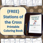 Stations Of The Cross Printable Coloring Book {Free}   Drawn2Bcreative | Stations Of The Cross Printable Worksheets