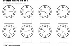 Printable Time Worksheets Grade 3