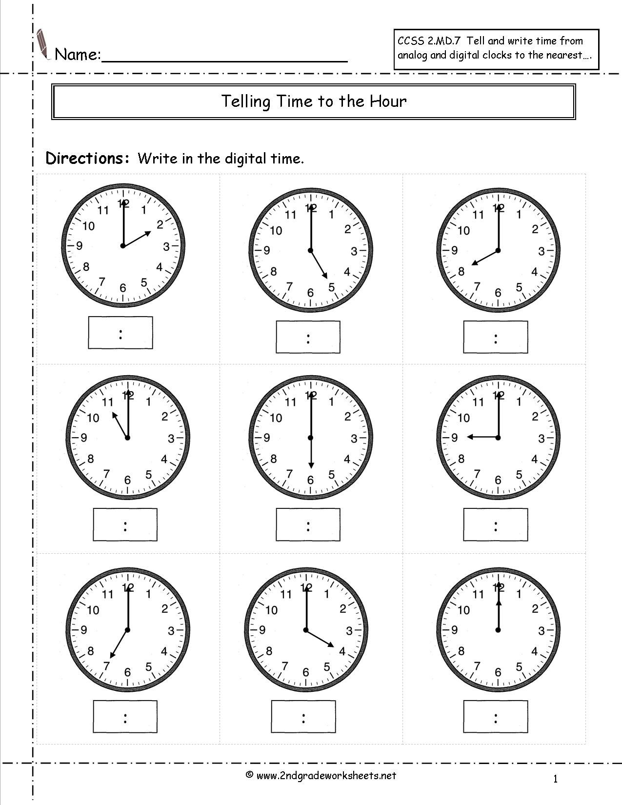 Telling Time Worksheets Half Hour | זמן | Clock Worksheets | Printable Telling Time Worksheets 1St Grade