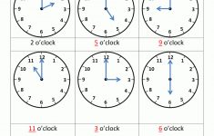 Free Printable Telling Time Worksheets For 1St Grade