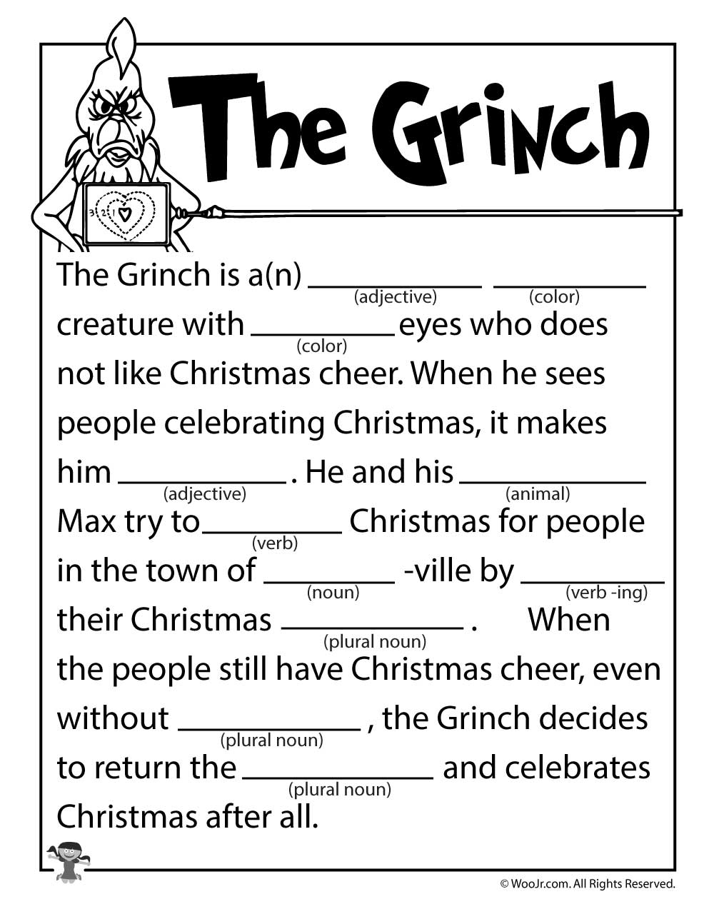 Grinch Crossword Puzzle Printable Printable World Holiday