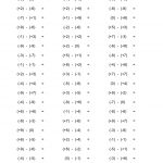 The Subtracting Integers (Range  9 To 9) (A) Integers Worksheet | Free Printable Integer Worksheets