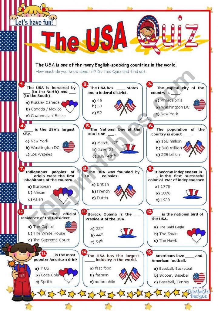 What Is An American Worksheet Answers