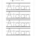 Tracing Name Worksheets   Koran.sticken.co | Free Printable Write Your Name Worksheets