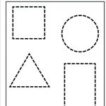 Tracing Shape Preschool Free Printable Worksheets Drawing Shapes | Free Printable Shapes Worksheets For Kindergarten