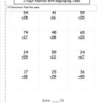 Two Digit Addition Worksheets | Printable 2 Digit Addition Worksheets