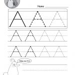 Uppercase Letter Tracing Worksheets (Free Printables)   Doozy Moo | Free Printable Write Your Name Worksheets